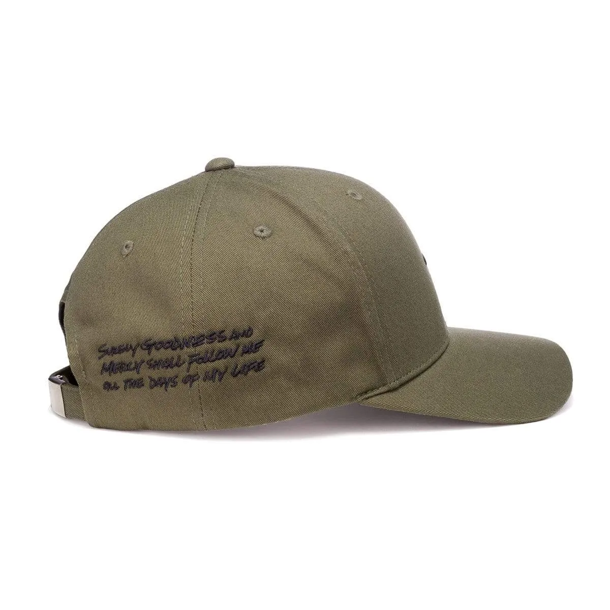 Psalm 23 - Baseball Cap - Army Green