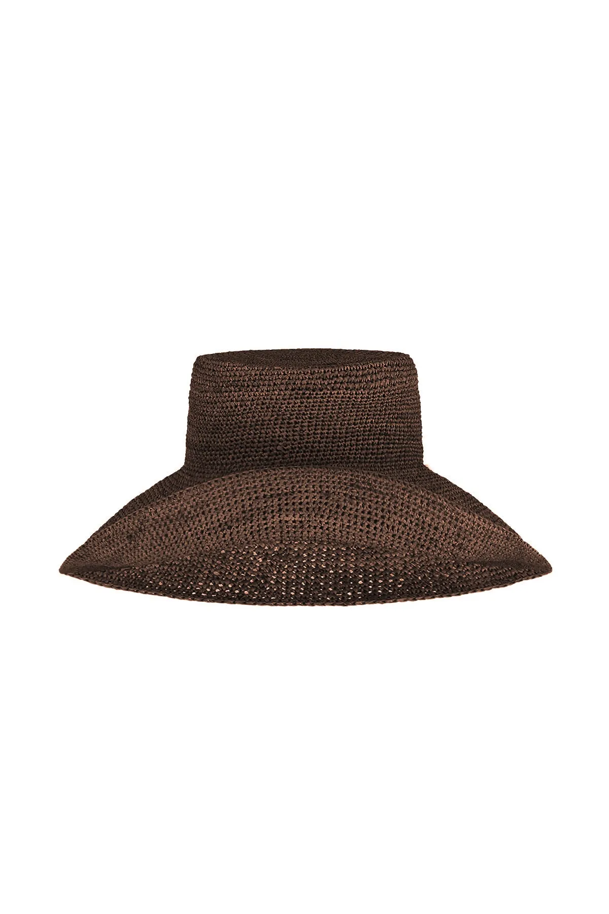 Raffia Hat - Walnut