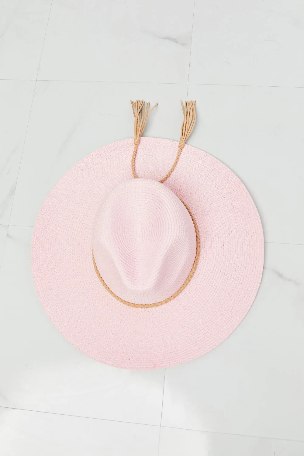 Route To Paradise Straw Hat in Pink