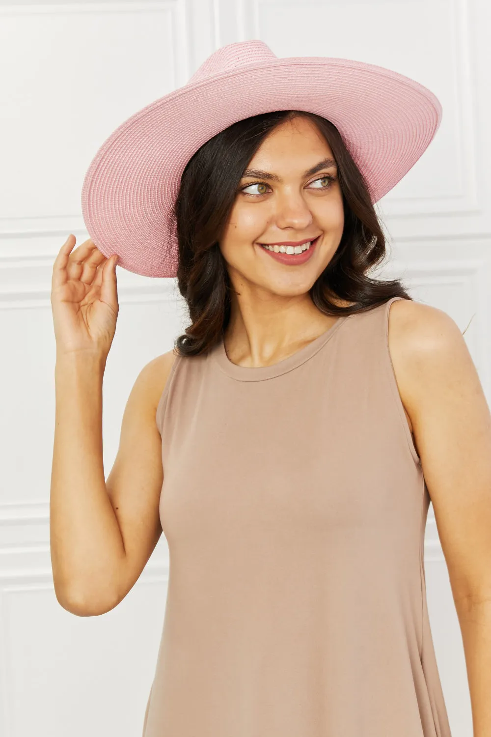 Route To Paradise Straw Hat in Pink