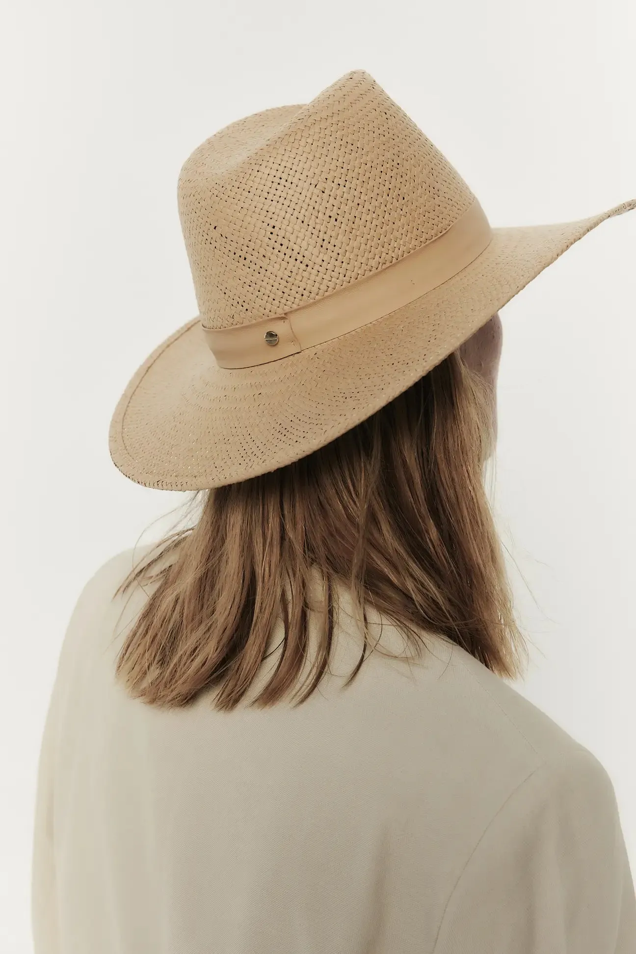 Simone Packable Fedora - Sand