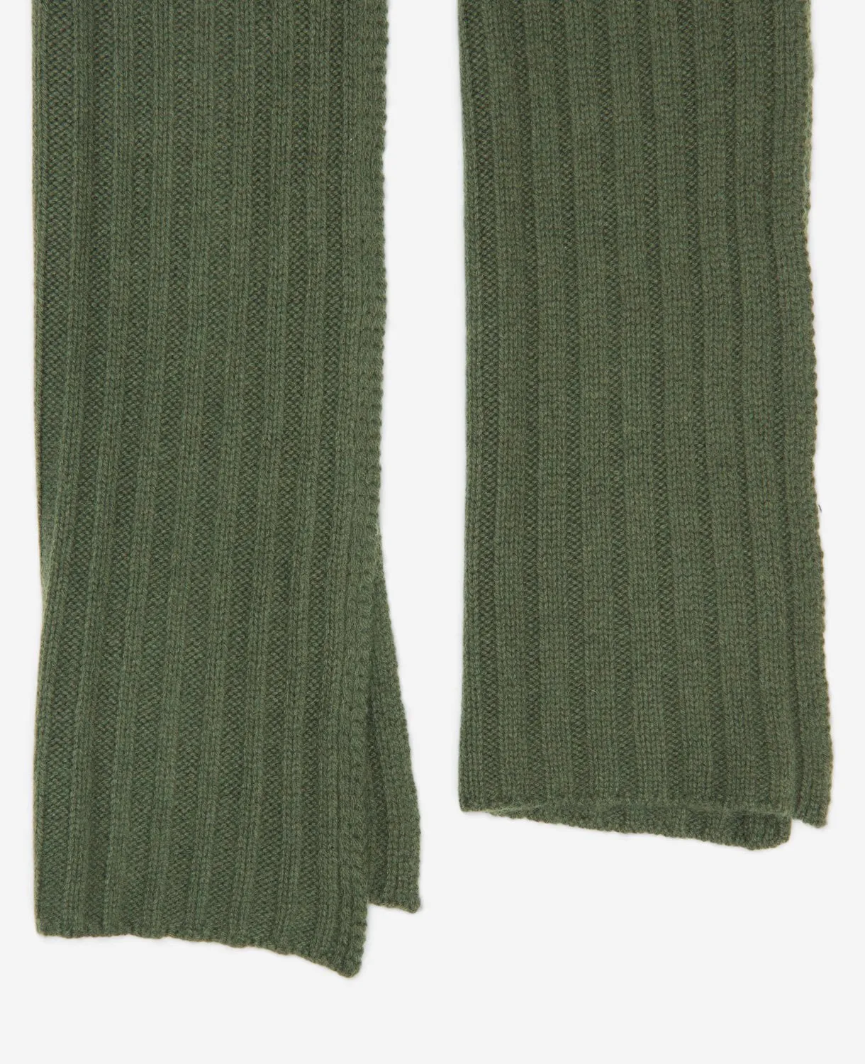 Site Exclusive! Rib Knit Wool Cashmere Scarf