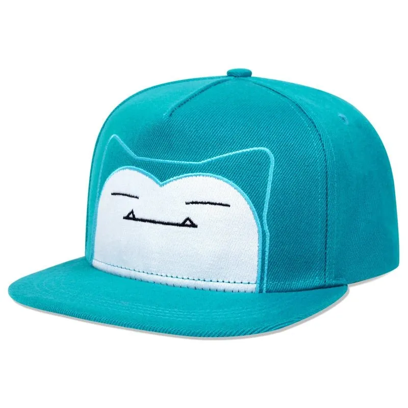 Snorlax Pokmon Hip-hop Hat - Adjustable Casual Baseball Cap - Monster Style