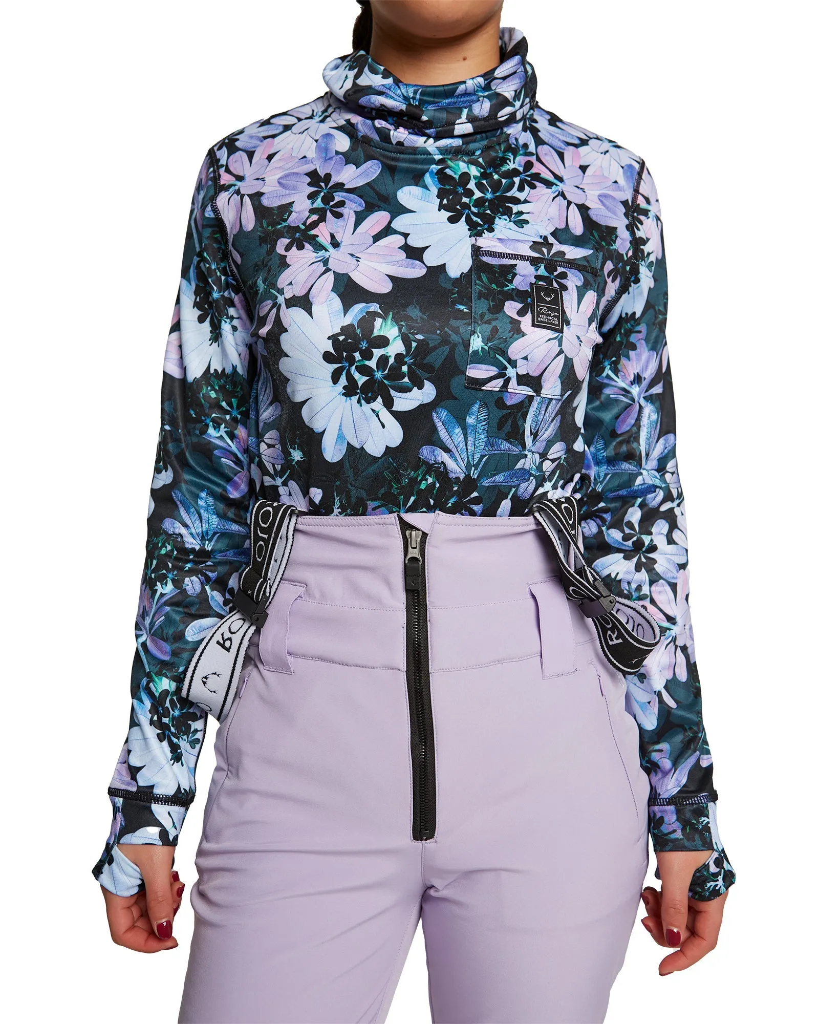 SOFTSHELL HIGH RISE PANT - PURPLE ROSE