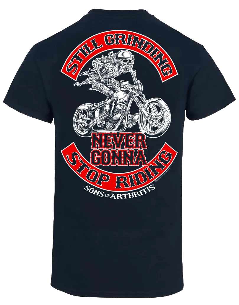 Sons of Arthritis Still Grinding Biker T-Shirt