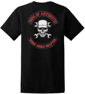 Sons of Arthritis WORKS SUCKS CHAPTER Tee (Black)