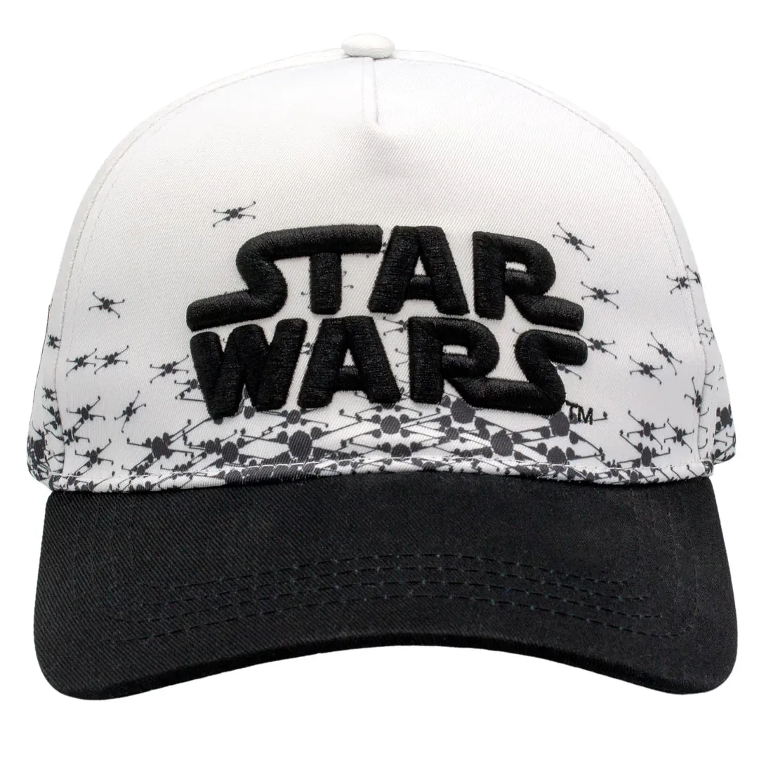 Star Wars Logo White Cap