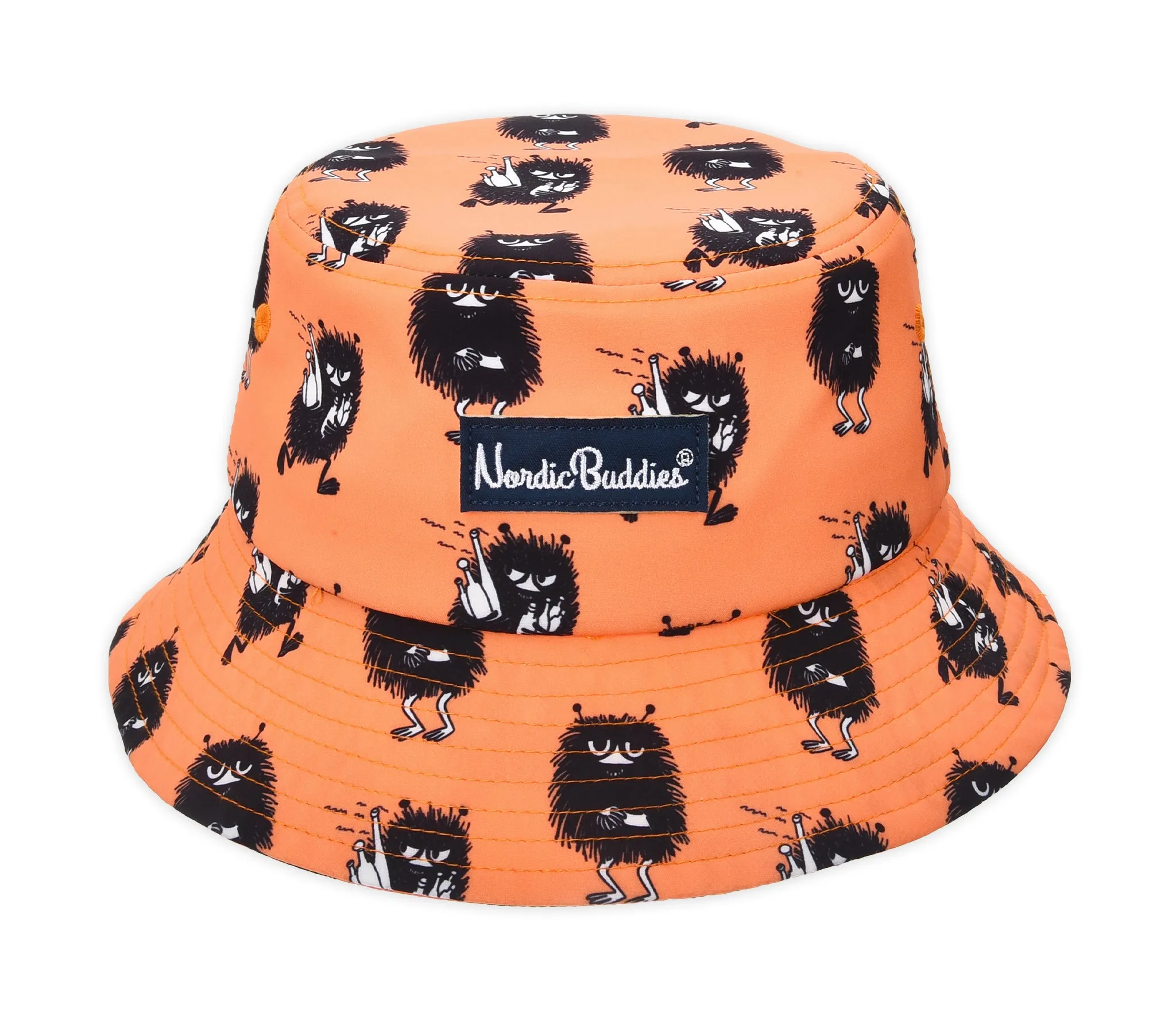 Stinky Plotting Nylon Bucket Hat Kids- Orange