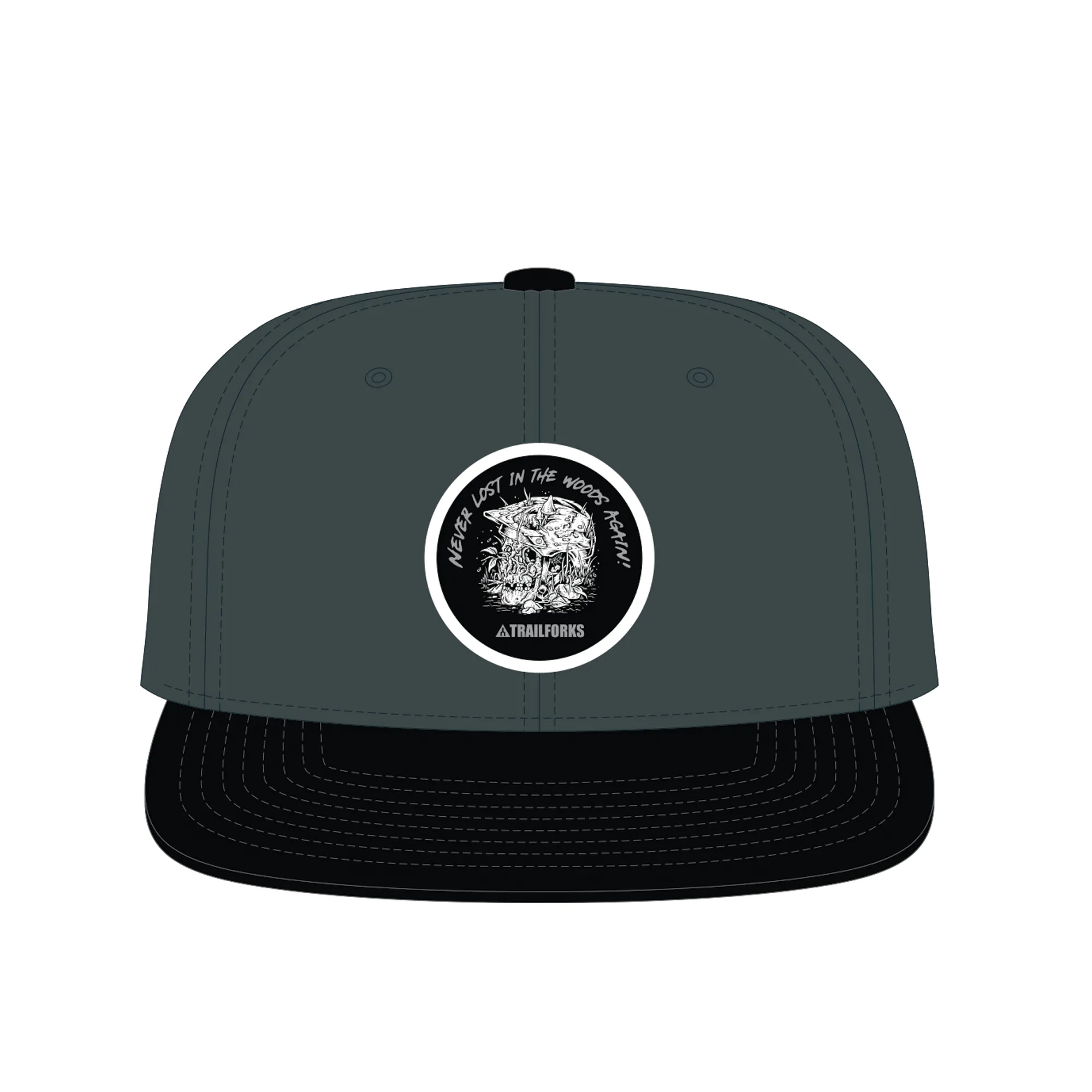 Trailforks "Never Lost" Snapback Hat