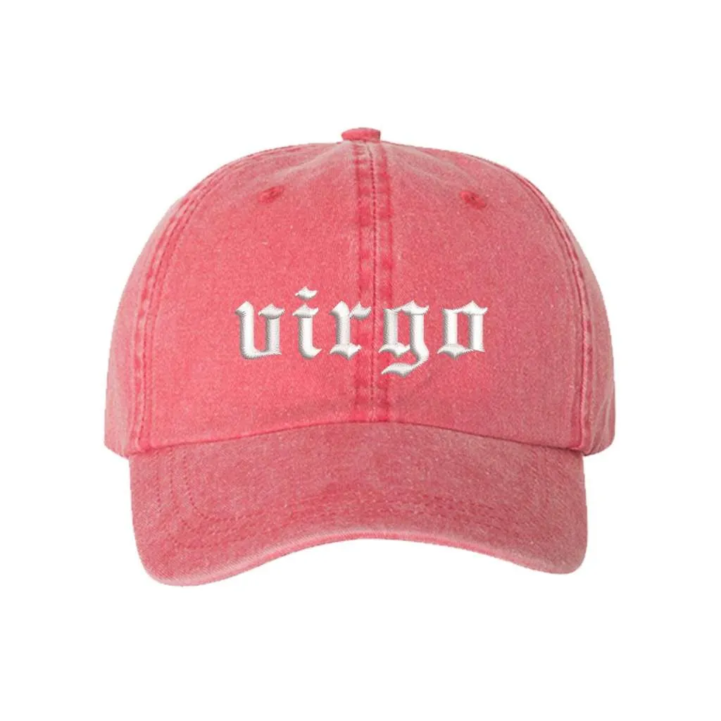 Virgo Washed Baseball Hat | Zodiac Sigh Hats