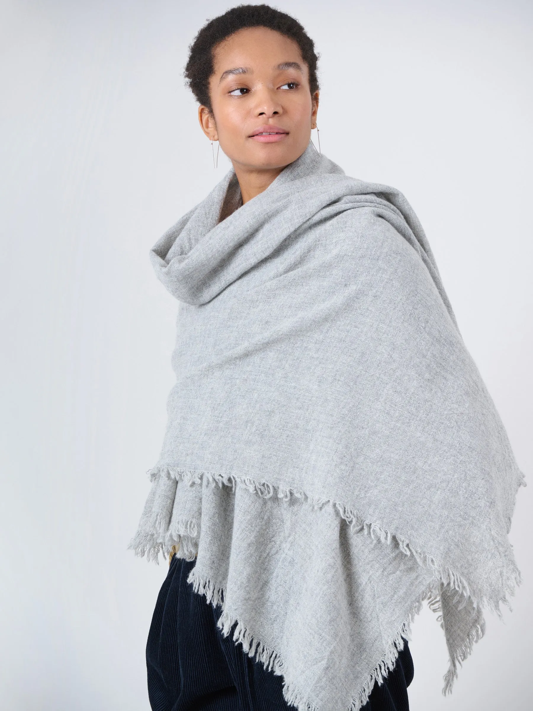 Wool Blend Blanket Scarf