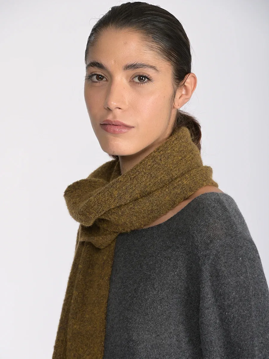 Yak Alpaca Blend Oversized Knitted Scarf